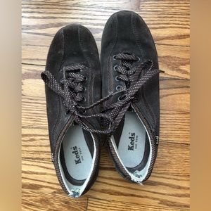Keds Chocolate Brown Suede Sneakers